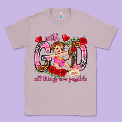 With God All Things Are Possible Classic Tee Designed By Nancycooperartshop