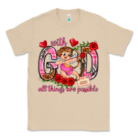 Mushroom with god all things are possible Classic Tee - NancyCooperArtShop