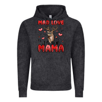 Vintage Black mad love for my mama Vintage Hoodie - MaliasSmallBusiness
