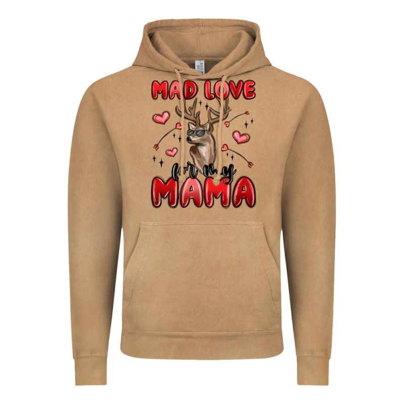 Mad Love For My Mama Vintage Hoodie by MaliasSmallBusiness | Teevron