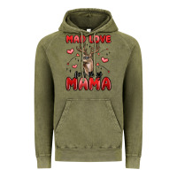 Vintage Olive mad love for my mama Vintage Hoodie - MaliasSmallBusiness