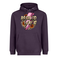 Plum Spoiled Wife Mother's Day Heavyweight Hoodie - CowGirlArtShop