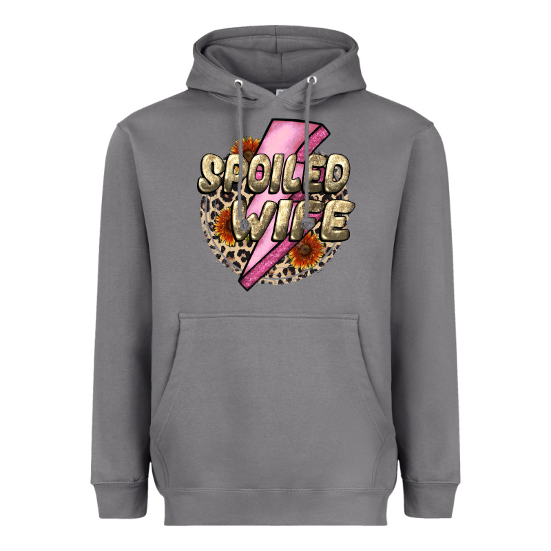 Spoiled Wife Mother's Day Heavyweight Hoodie by CowGirlArtShop | Teevron