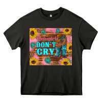 Asphalt cowgirls don't crty boots hat sunflowers tumbler Heavy Core Tee - Artiststas
