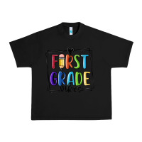Black 1st grade vibes Urban Heavy Tee - MaliasSmallBusiness