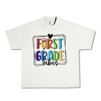Pistachio 1st grade vibes Urban Heavy Tee - MaliasSmallBusiness