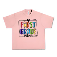 Salmon 1st grade vibes Urban Heavy Tee - MaliasSmallBusiness