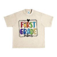 Sandshell 1st grade vibes Urban Heavy Tee - MaliasSmallBusiness