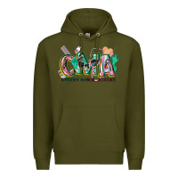 Army Green certified medical assistant Premium Hoodie - CowGirlArtShop