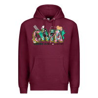 Burgundy certified medical assistant Premium Hoodie - CowGirlArtShop