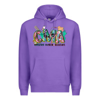 Purple certified medical assistant Premium Hoodie - CowGirlArtShop