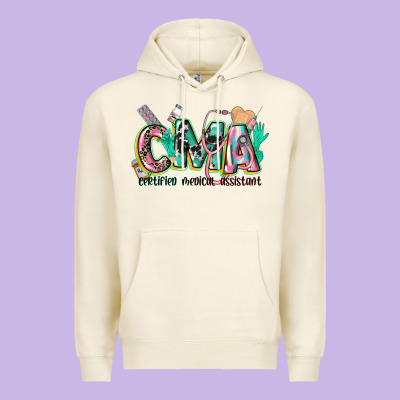 Certified Medical Assistant Premium Hoodie Designed By Cowgirlartshop