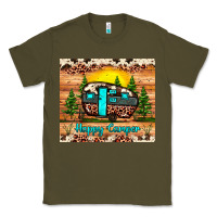 Army Green happy camper Classic Tee - JahusDesignShop