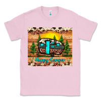 Bubblegum Pink happy camper Classic Tee - JahusDesignShop
