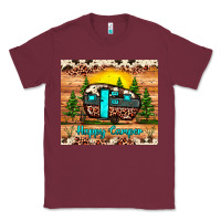 Burgundy happy camper Classic Tee - JahusDesignShop