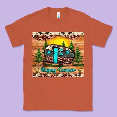 Happy Camper Classic Tee Designed By Jahusdesignshop