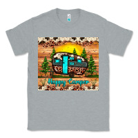 Heather Grey happy camper Classic Tee - JahusDesignShop