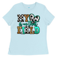 My Heart Is On That Field Soccer Ladies Tee | Teevron