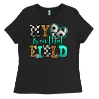 Black my heart is on that field soccer Ladies Tee - Jasminsmagicworld