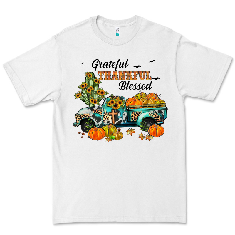 Grateful Thankful Blessed Premium Tee by JahusDesignShop | Teevron