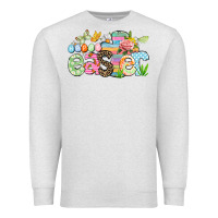 Oatmeal Heather Happy Easter Easter Day Premium Sweatshirt - CowGirlArtShop