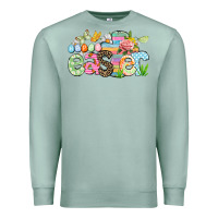Seafoam Happy Easter Easter Day Premium Sweatshirt - CowGirlArtShop