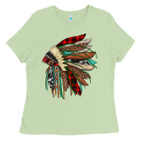 Matcha christmas indian headdress Ladies Tee - JahusDesignShop