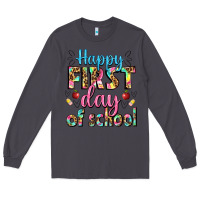 Smoke happy first day of school Long Sleeve Tee - BundleAndBundleShop