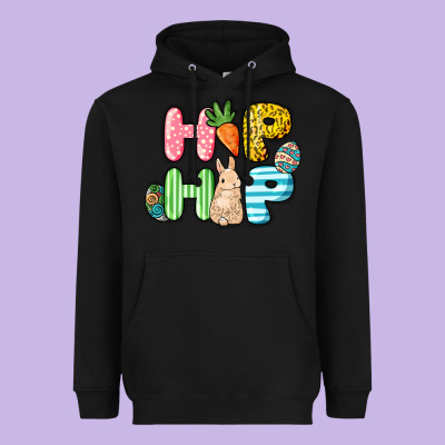 Hip Hop Easter Day Heavyweight Hoodie Designed By Howdyjamesfarm