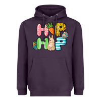 Plum Hip hop Easter Day Heavyweight Hoodie - HowdyJamesFarm
