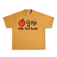 Peanut Butter hello first grade leopard 3200x2400 Urban Heavy Tee - AdoDesignShop