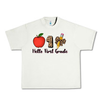 Hello First Grade Leopard 3200x2400 Urban Heavy Tee | Teevron