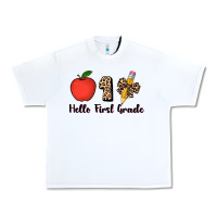 White hello first grade leopard 3200x2400 Urban Heavy Tee - AdoDesignShop