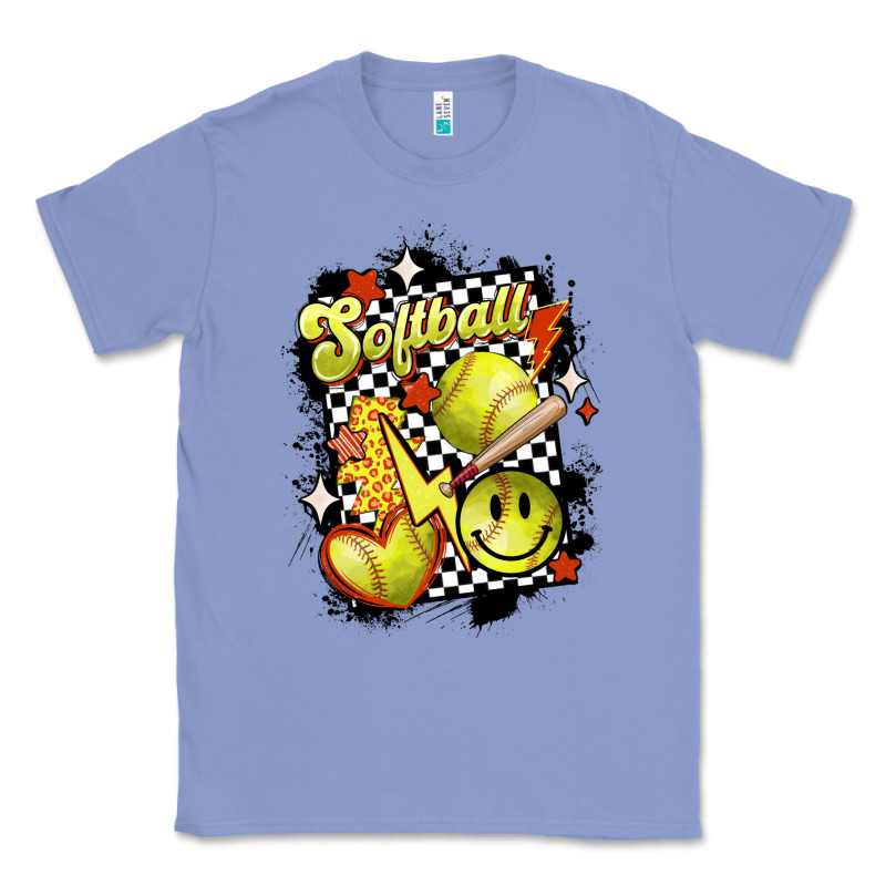 Vintage Softball Classic Tee by MaliasSmallBusiness | Teevron