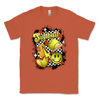 Copper vintage softball Classic Tee - MaliasSmallBusiness