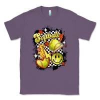 Lavender vintage softball Classic Tee - MaliasSmallBusiness