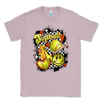 Lilac vintage softball Classic Tee - MaliasSmallBusiness