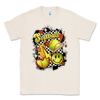 Natural vintage softball Classic Tee - MaliasSmallBusiness