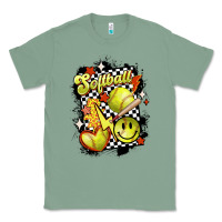Sage vintage softball Classic Tee - MaliasSmallBusiness