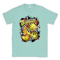 Seafoam vintage softball Classic Tee - MaliasSmallBusiness