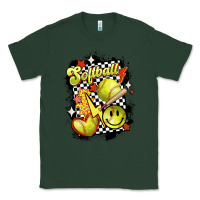 Sports Green vintage softball Classic Tee - MaliasSmallBusiness