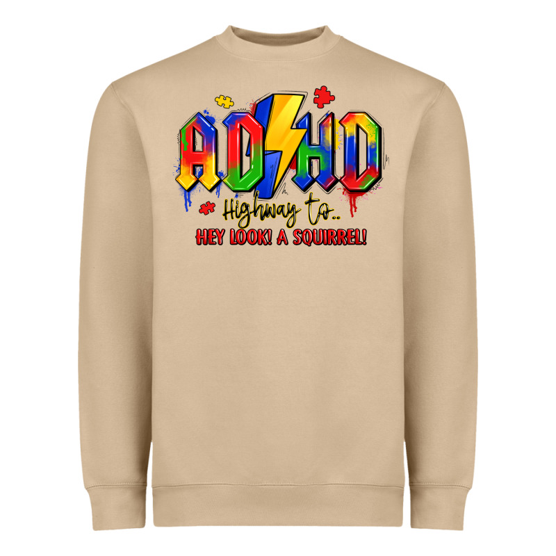 Adhd Awareness Heavyweight Sweatshirt by LillyAllenDesigns | Teevron