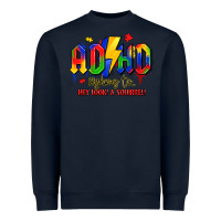 Navy adhd awareness Heavyweight Sweatshirt - LillyAllenDesigns