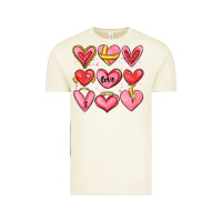 Vintage Arctic sketch hearts Vintage Tee - MaliasSmallBusiness
