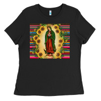 Black our lady of guadalupe Ladies Tee - JahusDesignShop