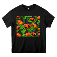 Black halloween pumpkin tumbler Heavy Core Tee - BundleAndBundleShop