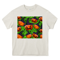 Cream halloween pumpkin tumbler Heavy Core Tee - BundleAndBundleShop
