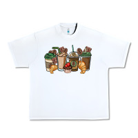 White coffee coffee cups Urban Heavy Tee - NancyCooperArtShop