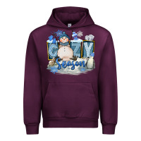 Mauve Wine Cozy Season Urban Hoodie - FaDigitalArtStudio