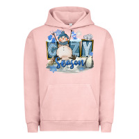 Pigment Salmon Cozy Season Urban Hoodie - FaDigitalArtStudio